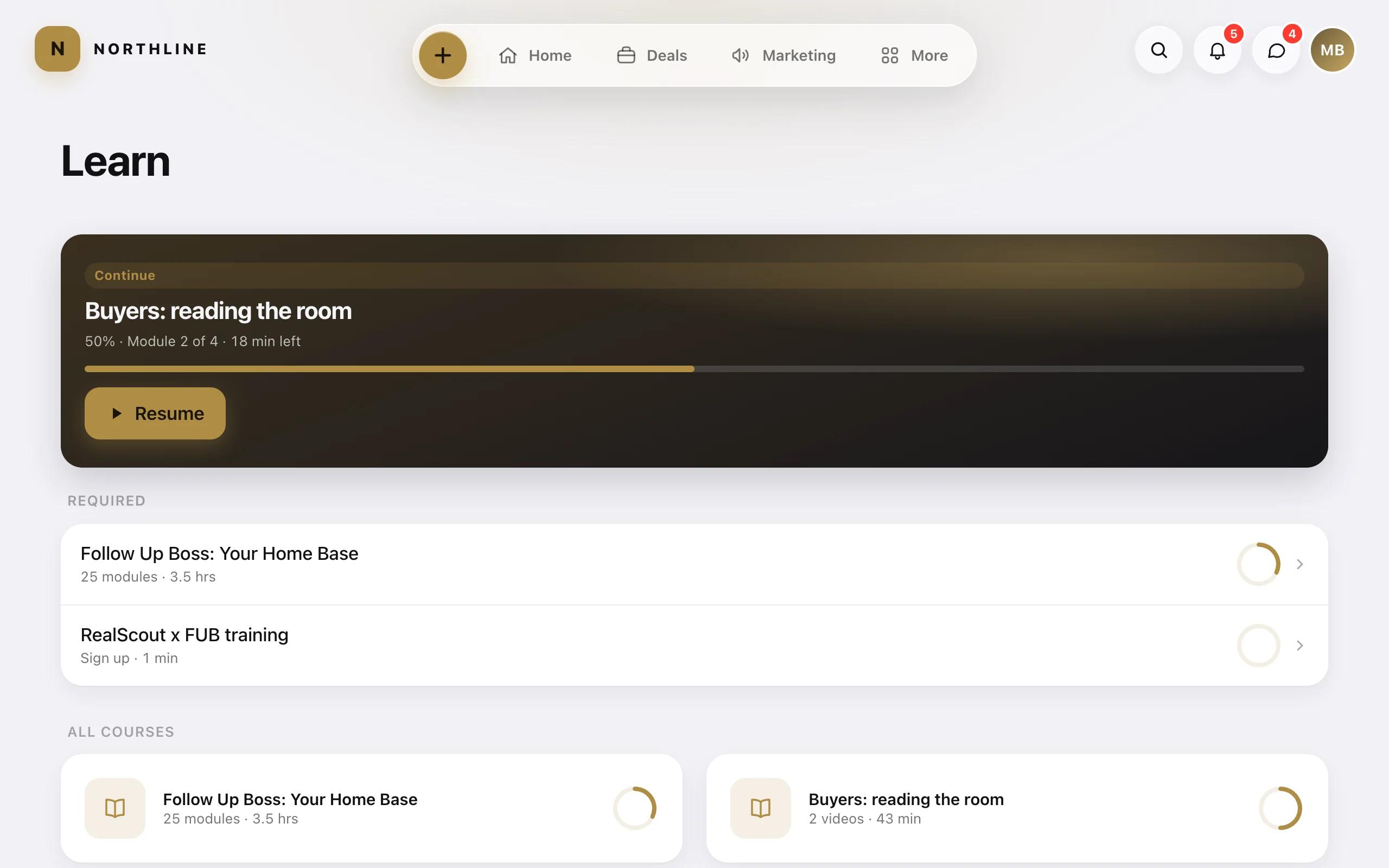 Training in the Appomark Platform